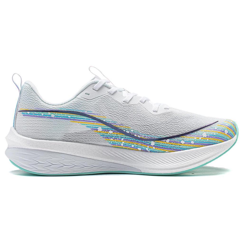 LOL x Li Ning Red Hare 6 Pro Текстиль, ТПУ Низкие Беговые Кроссовки Мужские Белые ARMT013-17