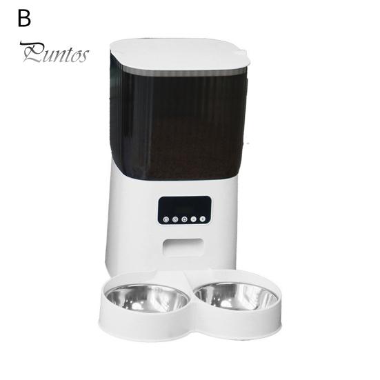 Автоматическая кормушка для кошек объемом 5 л с Wi-Fi, интеллектуальная кормушка для домашних животных, управление через приложение, дозатор сухого корма для кошек, двойной источник питания, кормушка с таймером для кошек и собак