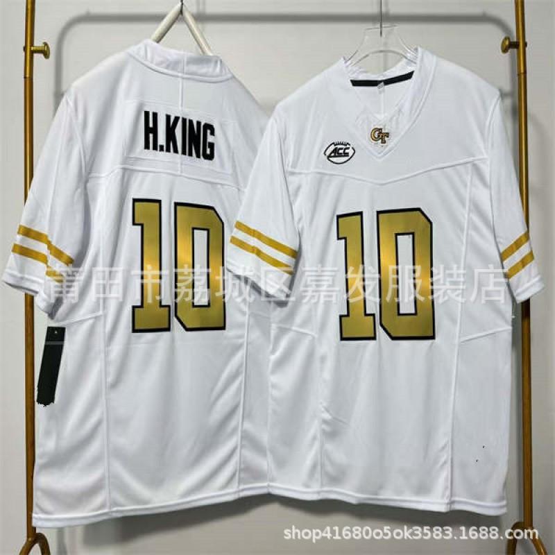 Mens Cotton Embroidered College Football Jersey Notre Dame Fighting Irish Iowa Hawkeyes Fans