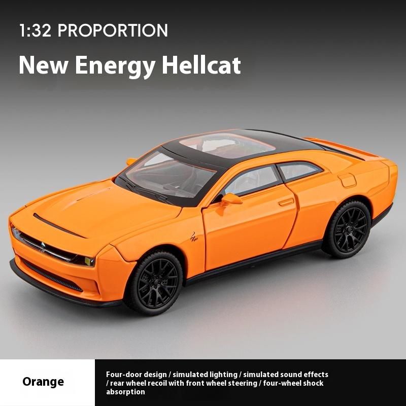 1:32 Hellcat Модель из сплава, Игрушечный автомобиль, Уникальные украшения в машине, Крутые настольные украшения, Рождественские/День рождения подарки для взрослых