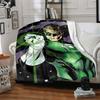 1pc Green Lantern Flannel Throw Blanket Soft, Warm & Cozy for Couch, Bed, Office, and Travel Versatile All Season Gift, Christmas present