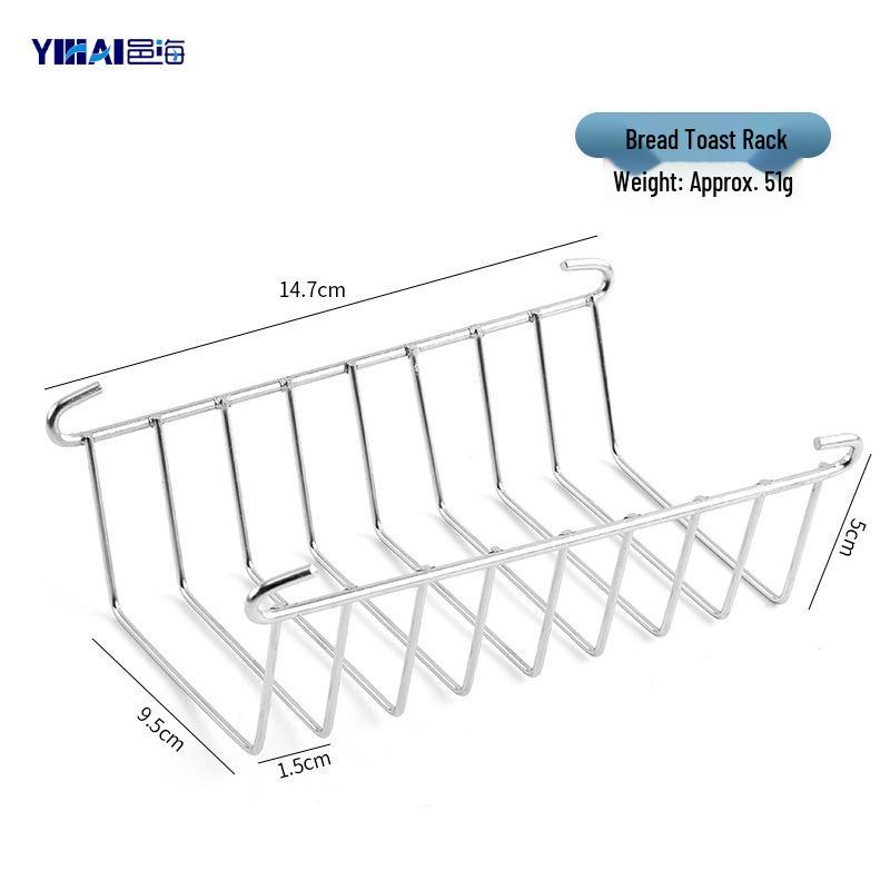 Аксессуары из нержавеющей стали для аэрофритюрницы: Подставка для тостов и гриль для нарезанного хлеба