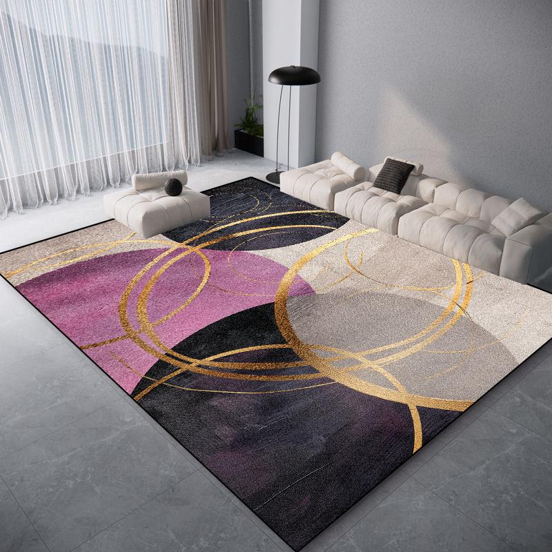 Modern Light Luxury Carpet Living Room Geometric Decoration Home Large Area Rugs 200x300 Bedroom Sofa Soft Non-slip Mat Washable