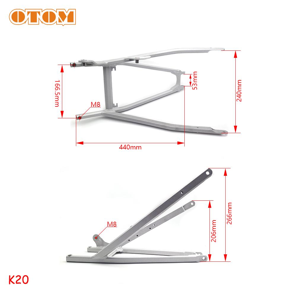 Для KTM 2017-2023 Мотоцикл Подрамник EXC EXC-F SXF XC-F XCF-W 150 250 350 450 500 Мотокросс Алюминиевый Сплав Задняя Стойка Сиденья