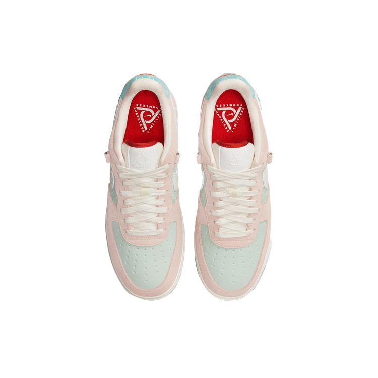 Nike Air Force 1 07 LX Женские кроссовки Shapeless, Formless and Limitless Pink Seafoam Sail DQ5361-011
