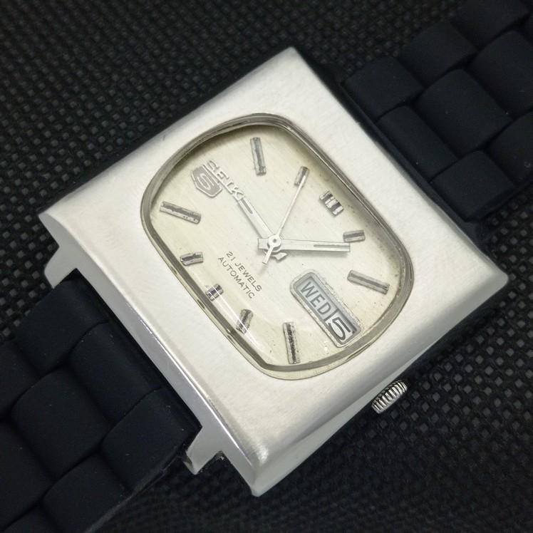 Б/У винтажные мужские часы SEIKO 5 AUTO JAPAN с оригинальным циферблатом с указателем дня и даты 621d-a415733-2 SKU621d-a415733