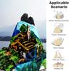 1pc Blanket Minecraft5 Print Design, Lightweight Blanket for Sofa, Bed- Soft &Warm, Gift for All Seasons like Christmas, Halloween