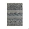 Black Chevron Living Room Rug 133x190