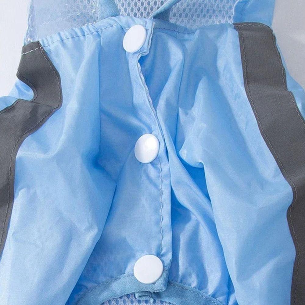 Waterproof Dog Hooded Raincoat Towable Pet Rain Jacket Pet Cape Costume Dog Rain Cloak  Corgi