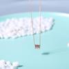 Серебряное ожерелье на ключицу Su Chuang S925 с зеркальной поверхностью, выгравированной лазером