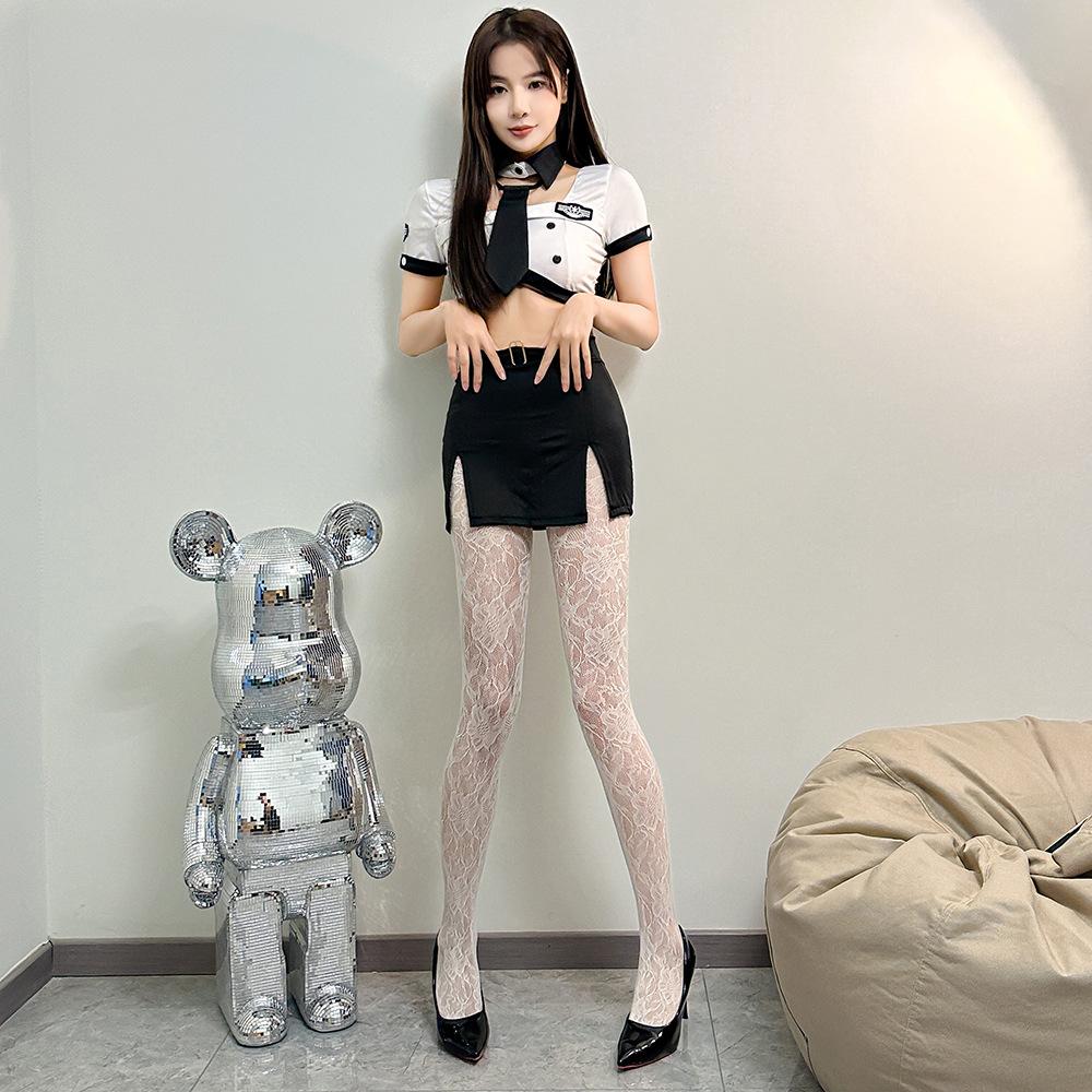 Летние женские сетчатые колготки, сексуальные женские чулки, ажурные шелковые чулки