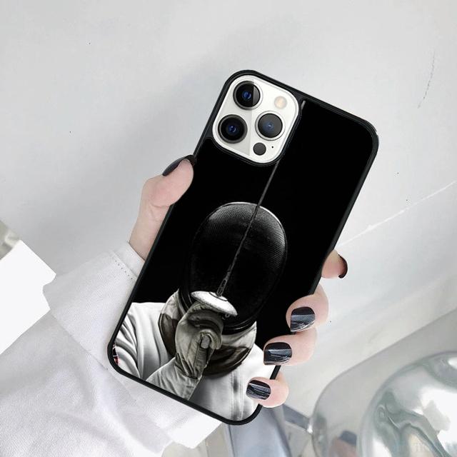 Чехол для телефона для спорта Фехтование Для iPhone 17 Air 15 16 14 11 12 13 Pro MAX Plus Coque