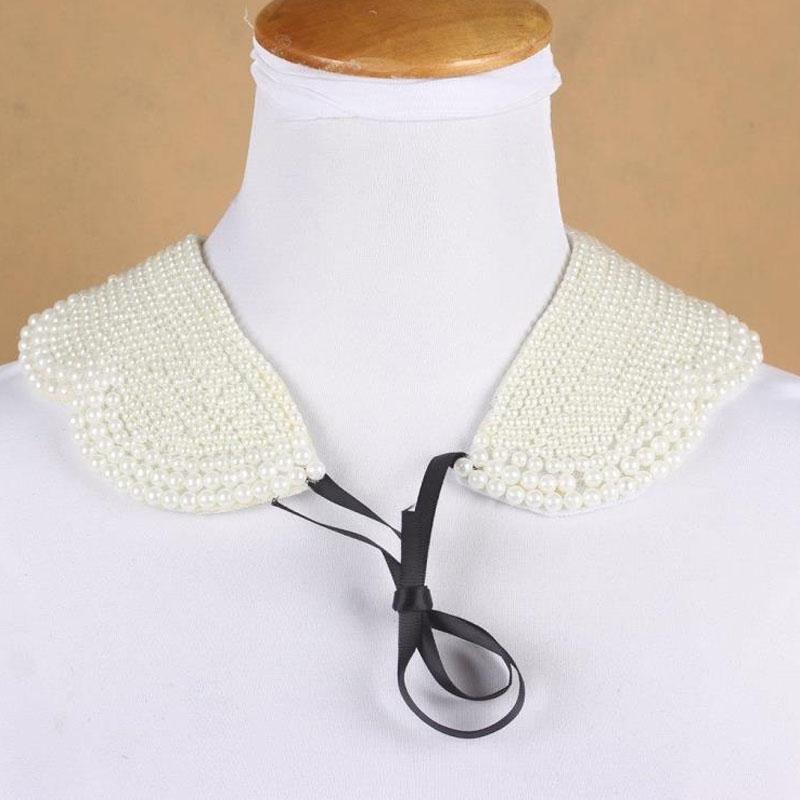 Diamond Women Shirt False Collars Crystal Removable Collar For Women Fake Collar Detachable Diamond Lacklace Nep Kraagie