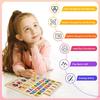 Магнитный цветной лабиринт с цифрами Деревянная доска для сопоставления и рисования Монтессори Развивающие сенсорные игрушки Мелкая моторика Дорожные детские игрушки
