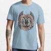 Creedence Clearwater Revival CCR Ретро Футболка Джон Фогерти 1969 Синий Бархат Унисекс Футболка