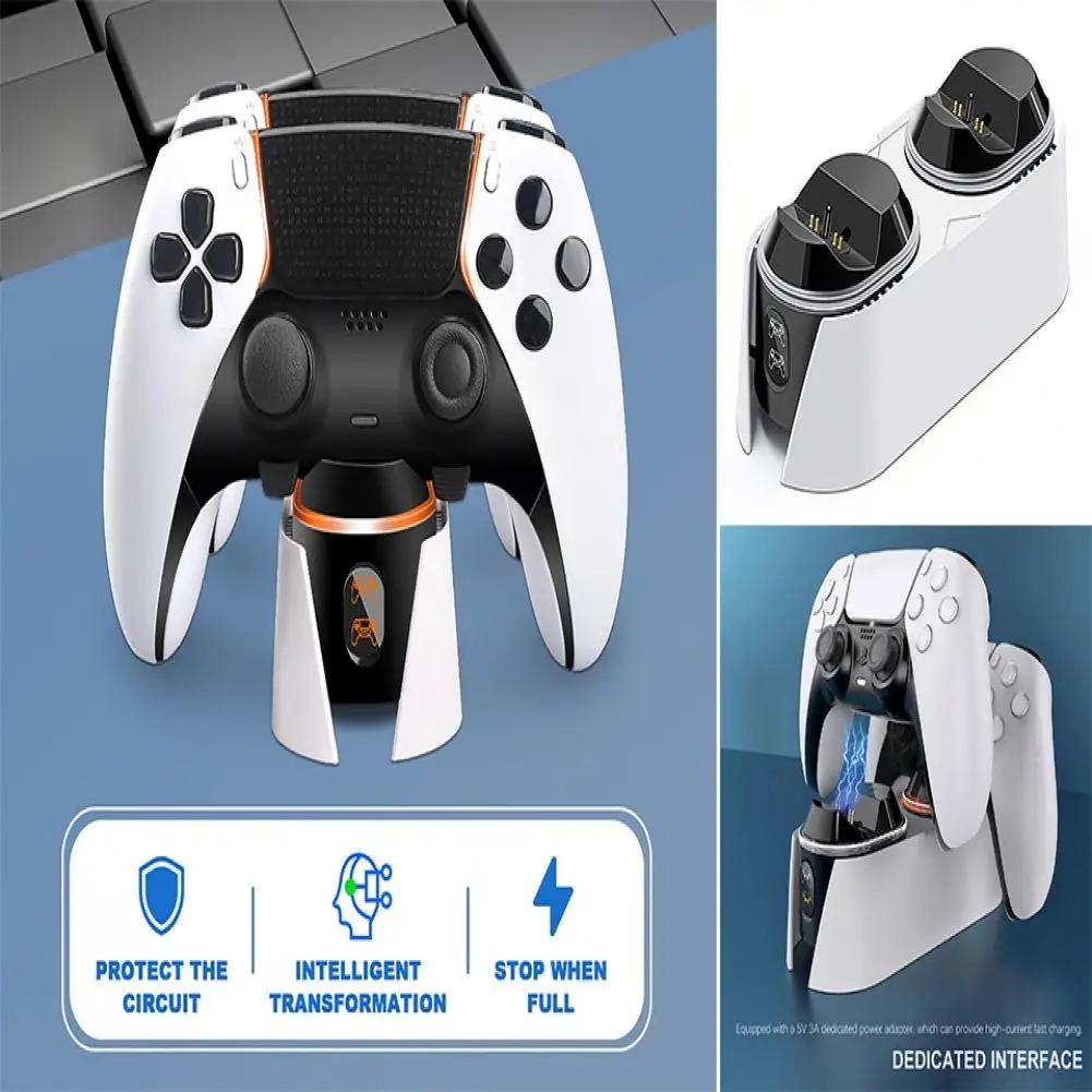 Игровой аксессуар Зарядная станция для контроллера PS5, включая световые индикаторы, удобная зарядная станция, аксессуар для игр