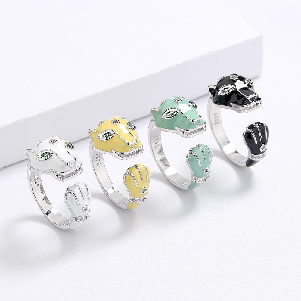 Мужское кольцо, внушительное ювелирное изделие с головой льва, эмалированное кольцо ручной работы, модное ювелирное изделие в стиле панк, кольцо с животным, мужское кольцо, рождественский подарок, ювелирные изделия для вечеринки