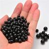 Натуральный драгоценный камень, свободные бусины из камня-разделителя, черные бусины из оникса для изготовления ювелирных изделий
