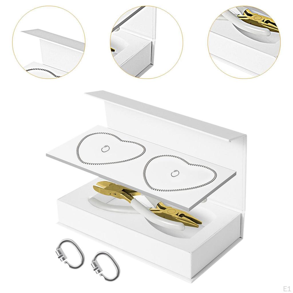 2шт. Набор постоянных браслетов для пар, запертые на руку цепочки, изготовление браслетов своими руками для