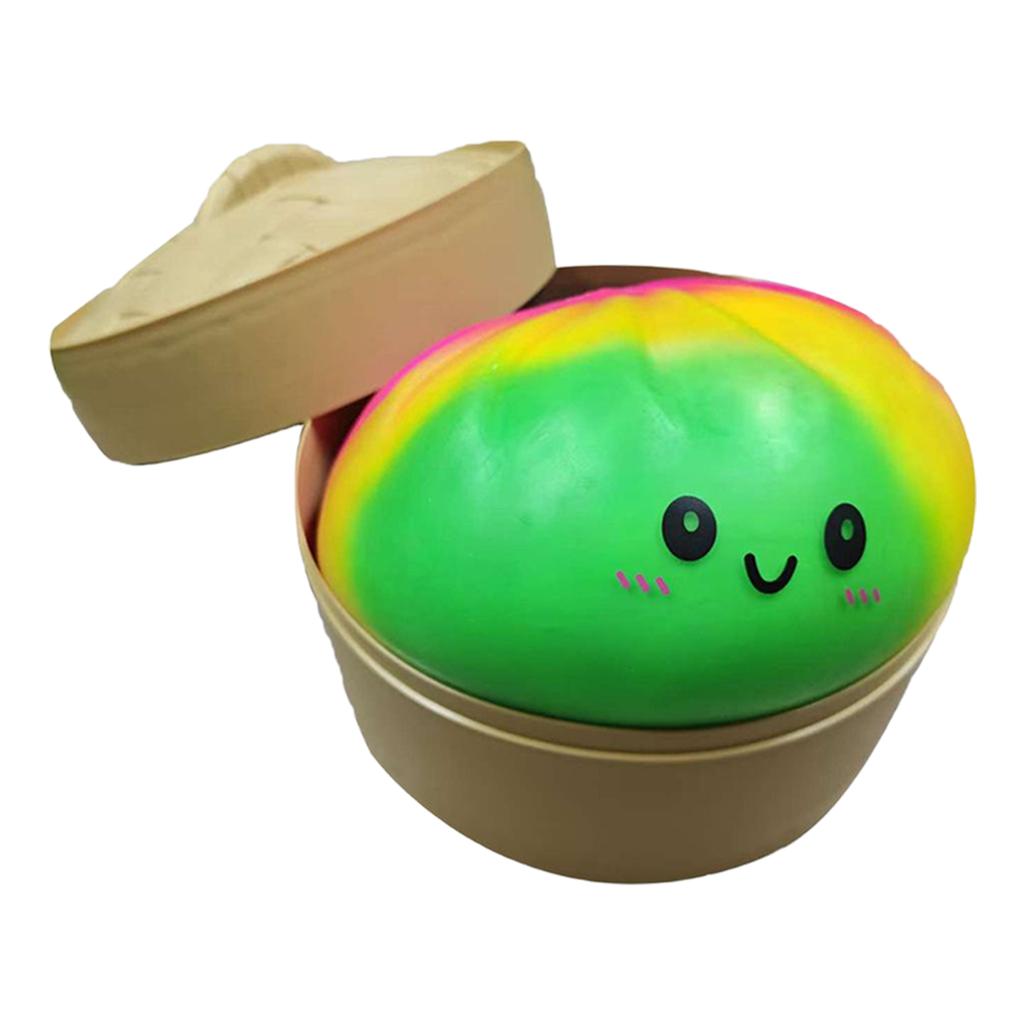 Extra-large Simulated Steamed Bun Toy Stress Relief Flour Ball Slow Prank Stress Relief Toy(1PC)