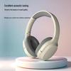 Беспроводная Bluetooth игровая гарнитура с накладными амбушюрами и мощным басом для киберспорта и мобильного использования