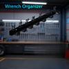 Качественная стойка для сортировки гаечных ключей на приборную панель автомобиля, портативная настенная полка для домашнего использования, настенный черный цифровой крючок для прихожей