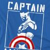 Captain America Childrens/Kids Stencil T-Shirt