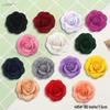 Korean Camellia Fabric Flower Corsage: Shoe Accessory, Headwear, Brooch & Hair Tie Jewelry.