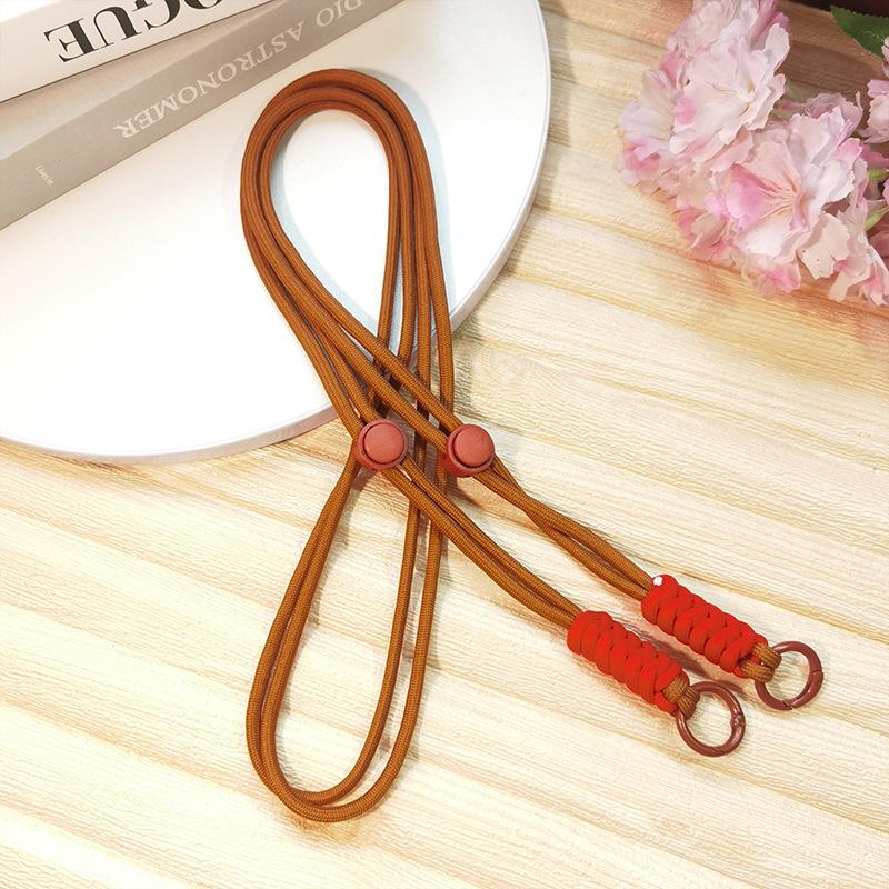 Регулируемый плетеный ремешок для телефона - съемный ремень через плечо