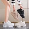 Легкая, дышащая, женская обувь, женская обувь на толстой подошве со шнуровкой, кроссовки, кроссовки для бега