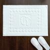 50*80cm Bathroom Mat White Feet Towel Bath Rug Shower Mat  Hotel