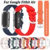 Adjustable Silicone Loop Watchband Strap Bracelet for Google Fitbit Air Smart Band Accessories