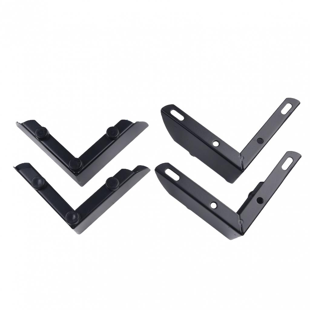 Furniture Legs Protector Iron Metal Sofa Triangle 4pcs