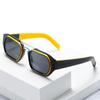 Новые модные двухцветные солнцезащитные очки в коробке для вождения в стиле ретро, мужские двухцветные трендовые трансграничные очки