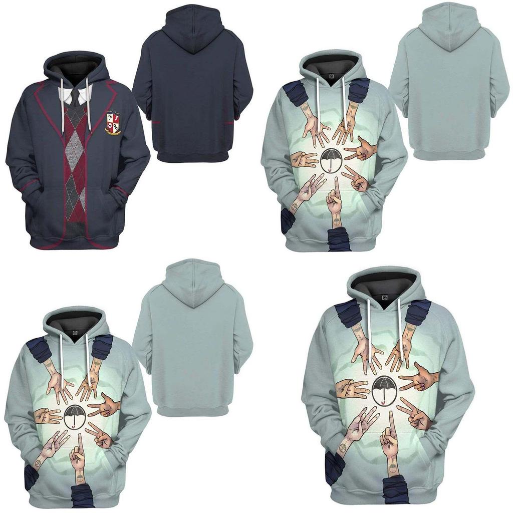 Костюм Академии Амбрелла Куртка с капюшоном Мягкий и удобный пуловер-свитшот