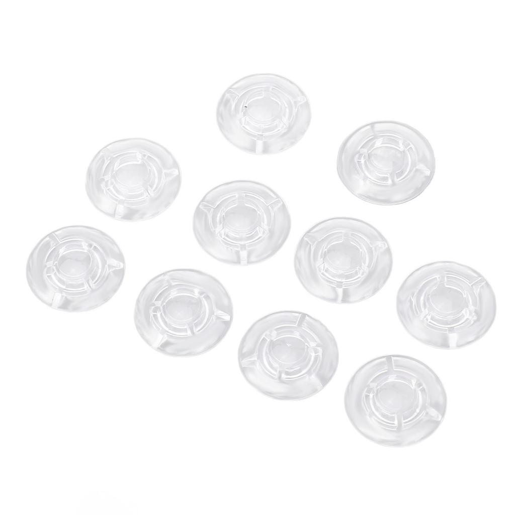 10Pcs Guitar Effect Pedal Footswitch Topper ABS Clear Single Pedal Footswitch Topper 10mm