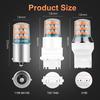 1 шт. 1156 BA15S P21W LED T20 7440 W21W Светодиодные лампы Кристально чистый силиконовый COB T25 LED 3156 3056 P27W Автомобильные указатели поворота Стоп-сигнал Янтарный Белый Красный