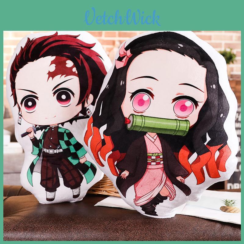 Мягкая плюшевая подушка аниме Клинок, рассекающий демонов Kimetsu No Yaiba Камадо Нэдзуко для детей