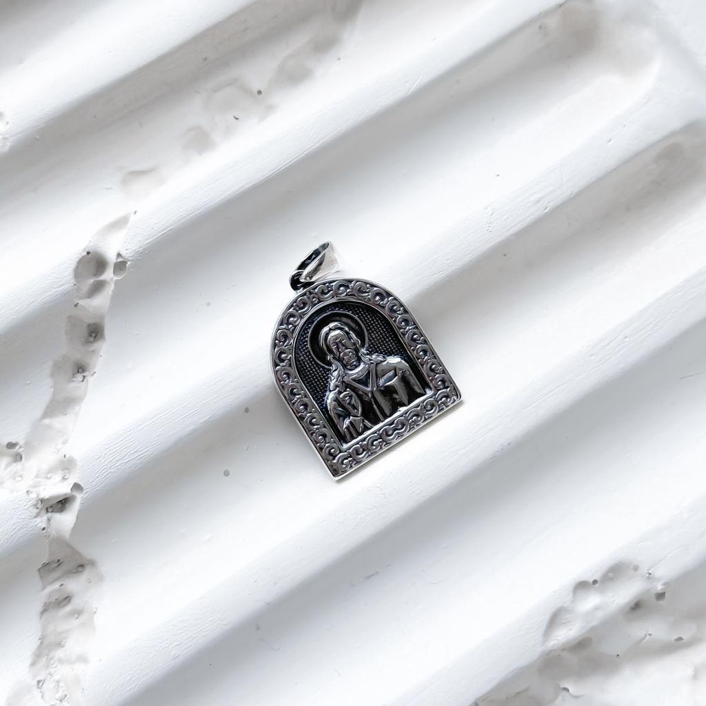 Серебряная подвеска без камней (2156154)