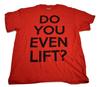 Fifth Sun Мужская Футболка Do You Even Lift? Смешная Красная Рубашка Новая L, XL