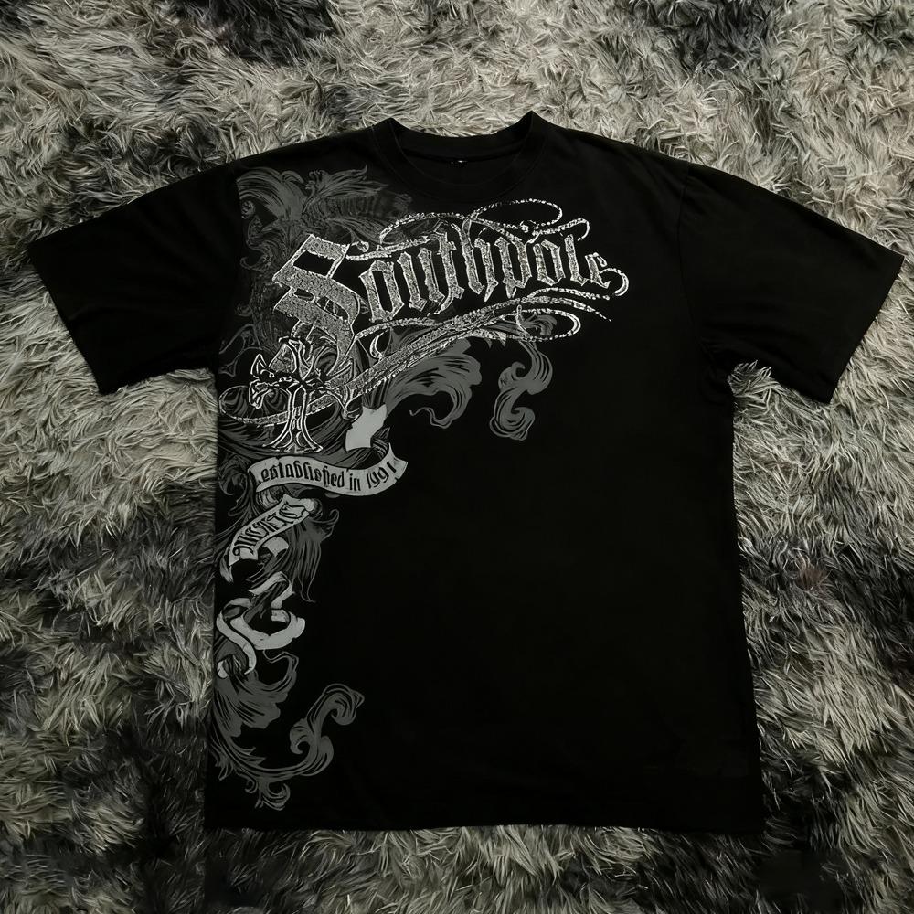 Мужская летняя футболка с принтом черепа, удобная, с круглым вырезом, в уличном стиле, для активного отдыха