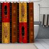 Африканский этнический цветочный узор Шторки для душа Геометрия Ткань для ванной Водонепроницаемый Полиэстер Для декора ванны С крючками