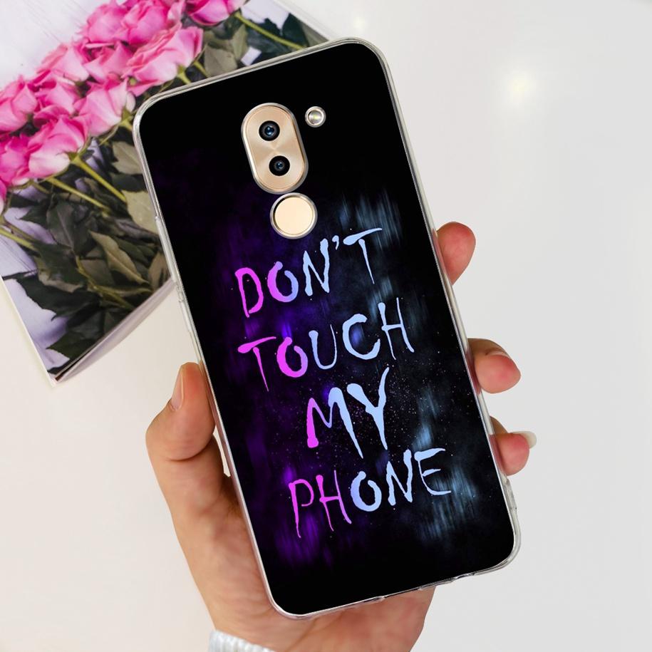 For Honor 6X Case BLN-AL10 BLL-L22 BLN-L21 Cover Fashion Flower Clear Silicone Soft Funda For Huawei Mate 9 Lite GR5 2017 Bumper