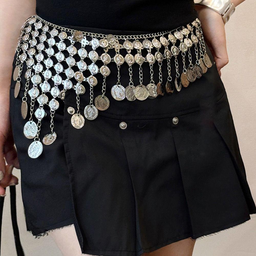 Round Bohemian Style Waistband Vintage Ethnic Style Belt Dress Accessories