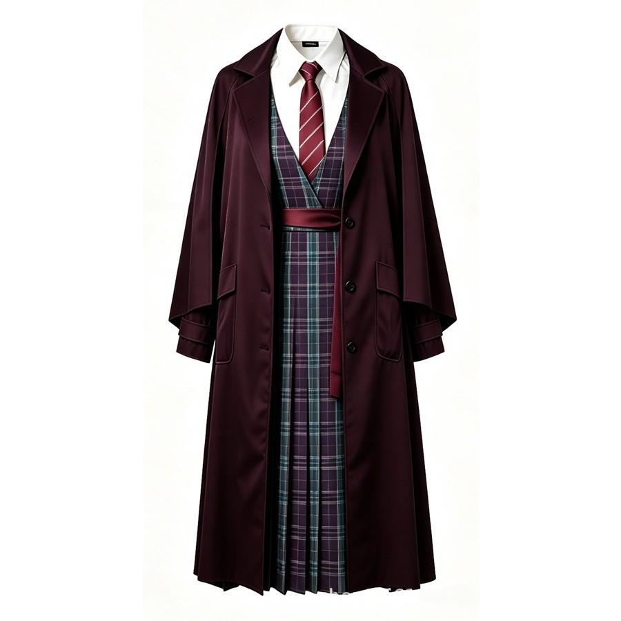 Hermione School Uniform Skirt Flying Costume For Cosplay Halloween