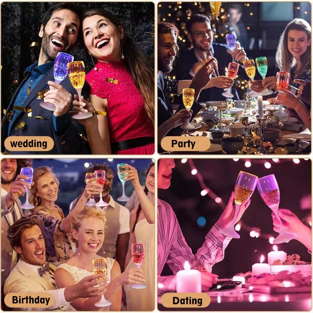 120ml Led Luminous Mug Color Changing Beer Mugs Water Sensor Light-emitting Cup for Neon Party Glow Drinkware Birthday Gift