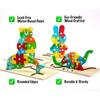 Montessori Wooden Toddler Puzzles for Kids Montessori Toys for Toddlers 2 3 4 5 Years Old Top 3D Puzzle Educational Dinosaur Toy