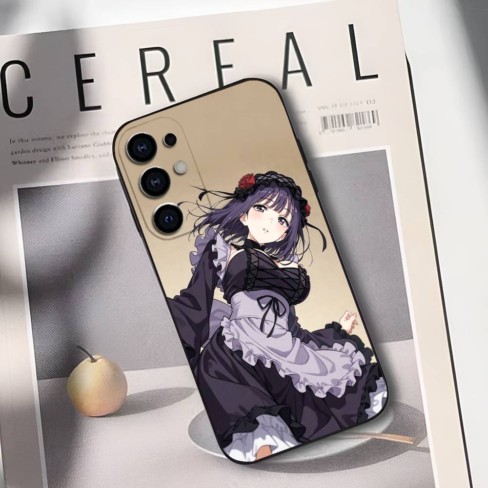 Чехол для телефона Shizuku Kuroe Marin Kitagawa для Samsung S25, S24, S21, S22, S23, S30, Ultra, S20, Plus, Fe, Lite, Мягкий Черный Чехол