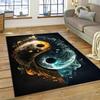 Yin and Yang 3D Naturalize Chinese Tai Chi Carpet Rug for Home Living Room Bedroom Sofa Doormat Decor,Kids Area Rug Non-slip Mat