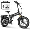 VITILAN I7 Pro 3.0 Electric Bike Adults Folding 750W Eiwol Motor Fat Tire Ebike Removable 20AH SAM-Sung Cell Battery Full Suspension Electric Bicycle